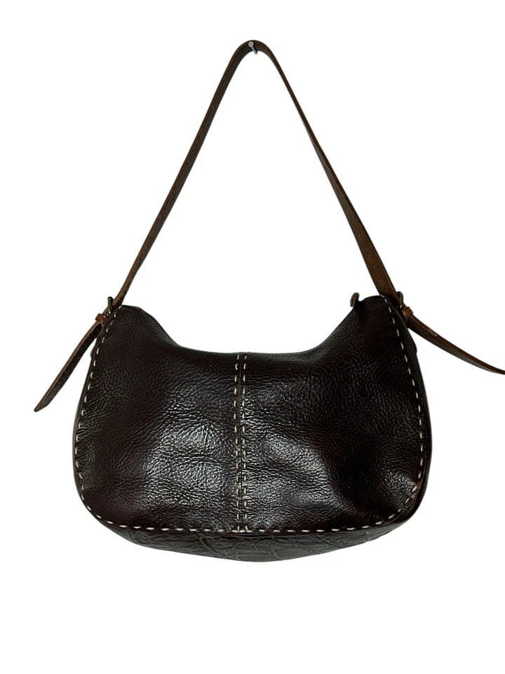 Cartera de cuero Sundance para mujer marrón bolso de hombro paquetes con cremallera Foto 2 de 4