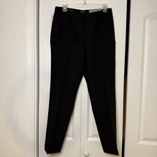 Talbots Women's Black Cambridge Pants Pull On Stretch Career 10P NWT