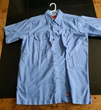 Martin Logan Vintage Red Cap Short Sleeve Button Down Shirt