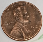 2012-D Denver Lincoln Shield Small Cent Penny, Business Strike, Circulated BN — photo 1