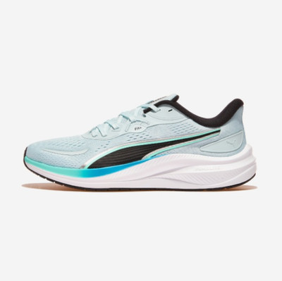 PUMA Skyrocket Lite 2 Wide Running Shoes Sea Glass Black Blue Mint PKI31234602