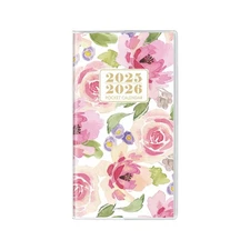 Pocket Calendar 2025-2026, Purse Monthly Planner 2025-2026 - 6.7 x 3.7 - Runs...