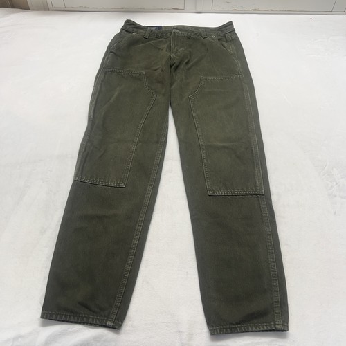 Abercrombie Fitch Doppelkniehose Herren 30x32 (31) grün Baggy Carpenter Y2K - Bild 15 von 16