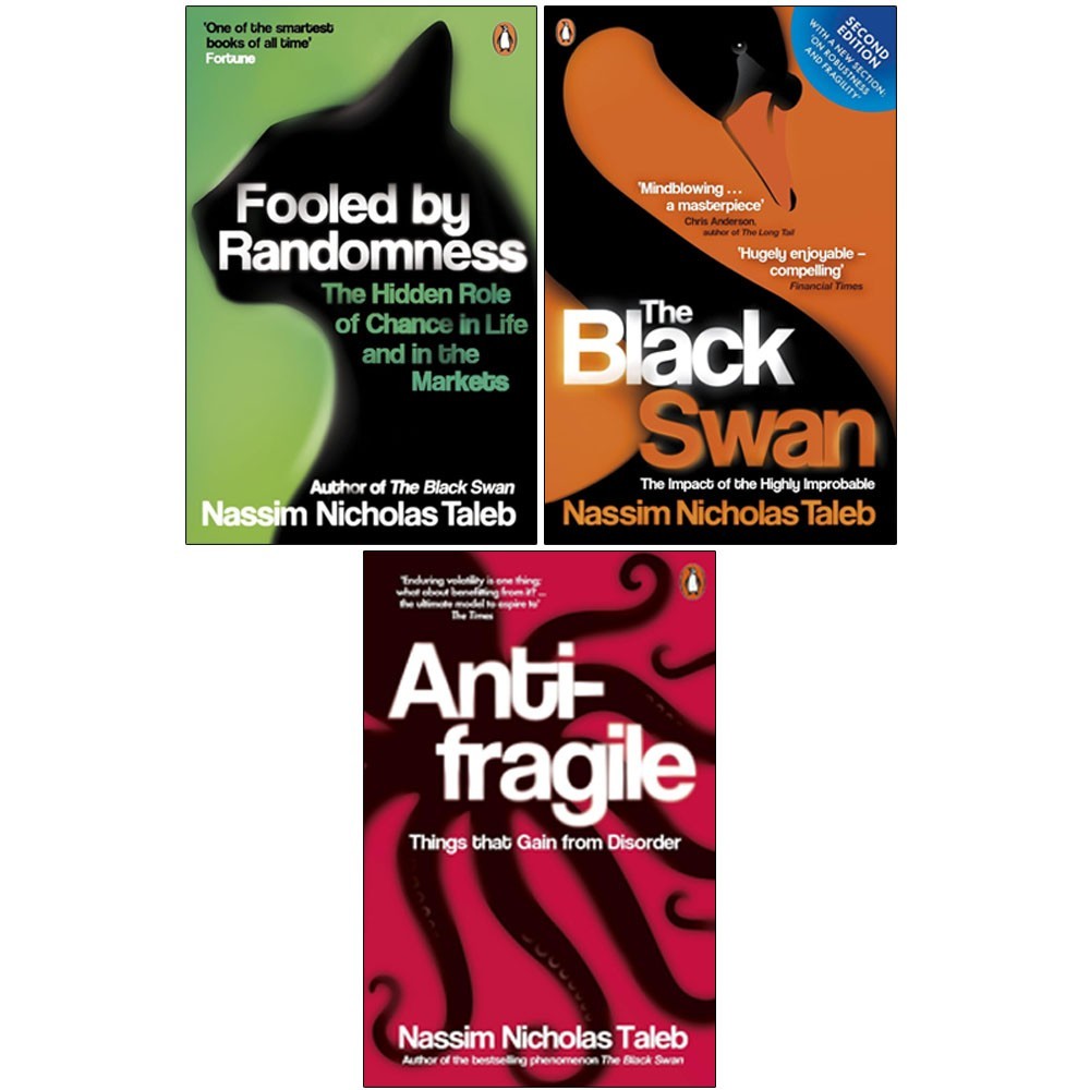 Incerto Series 1-3 Books Collection Set by Nassim Nicholas Taleb Antifragile