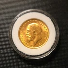 8 grams of gold 1911 british Gold  Sovereign Coin / .9167 Fine gold
