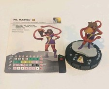 Heroclix Marvel AVENGERS 60th Anniversary MS. MARVEL 042 Super Rare