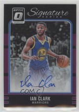 2016-17 Panini Donruss Optic Signature Series Purple Prizm Ian Clark #3 Auto 0a1