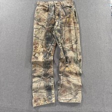 Vintage Wrangler Camo Pants Camouflage Realtre Mossy Oak Sz 30 x 32