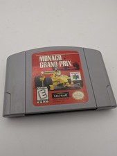 Monaco Grand Prix (Nintendo 64, 1999) Cart Only, Tested And Working, Authentic