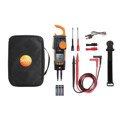 Testo 770-3 Premium Kit TRMS AC/DC Clamp Meter Kit with Type-K Probe