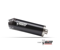 Mivv Oval StummdäMpfer Slip-On Inox Schwarz KTM 690 SMC R 2021-24