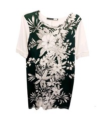 Swimsuit Cover Up Dress-Small Womens Sportmax Code Floral Terry Green CLEARANCE