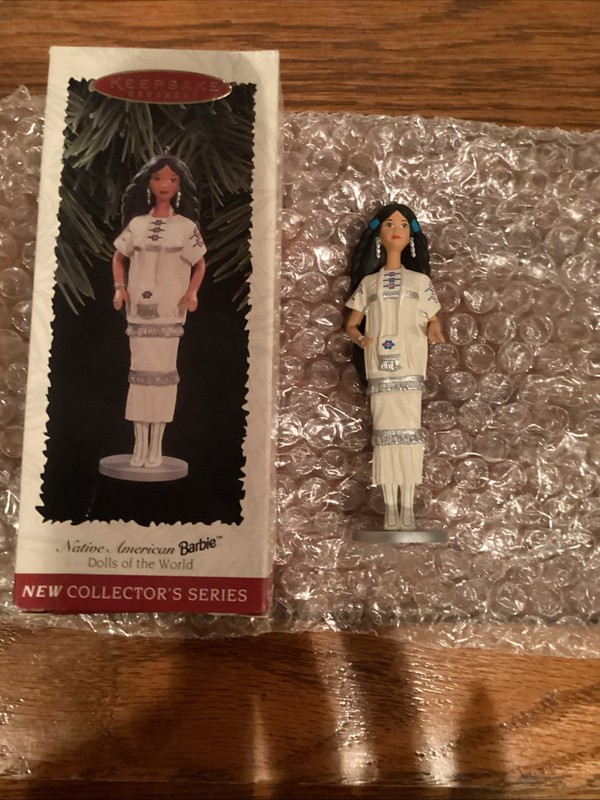 Hallmark Ornament 1996 Native American Barbie Dolls of The World Series 1
