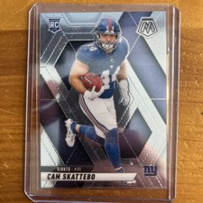 2025 Panini Mosaic - Rookies Cam Skattebo #305 Silver Prizm (RC)