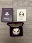 1988 S American Silver Eagle Choice Proof Bullion $1 Coin OGP COA