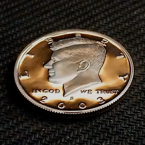 2003-S Mirror-like Deep Cameo Proof 90% Silver Kennedy Half Dollar - Ships Free!