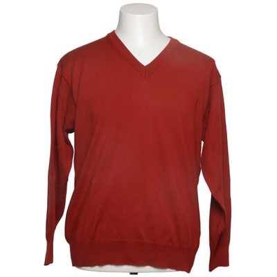 Woolmark, Pullover, Größe: 54, Rot, Acryl/Wolle, Einfarbig, Herren #fBL