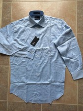 NAUTICA Royal oxford Cotton Blue Men size: 15.5- 32/33 -New