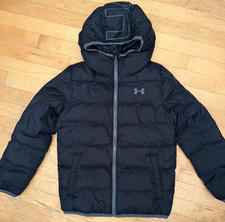 Under Armour Boys' Pronto Lightweight Puffer Jacket Black Size 8