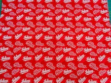 UNIVERSITY of INDIANA HOOISES NEW SPORT DESIGN NEW 1 YARD 100% COTTON 36" X 44"