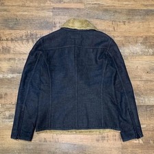 ISSEY MIYAKE Denim Boa Jacket Size 3 Used
