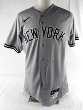 2021 New York Yankees Tim LoCastro #33 Game Issued Pos Used Grey Jersey 42 391