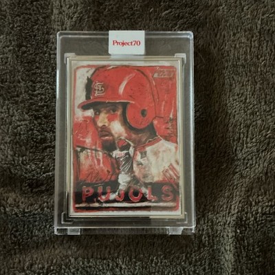 Topps 2021 Project70 Albert Pujols Cardinals #196 Silver framed 18/51