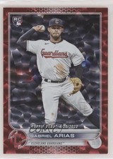 2022 Topps Update Rookie Debut Red Foil 99/199 Gabriel Arias #US321 0q3