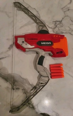 Nerf Mega ThunderBow Sling Fire Thunder Bow Blaster Bogenschießen Selten + Darts