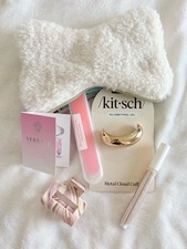 Sweet Self-Care Bundle w/ Tarte Lip Oil, Kitsch Hair Cuff, Snoopy Pouch More