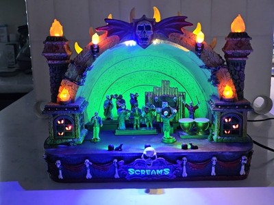 Lemax Spooky Town Symphony of Screams Lights  Animated Collectible - Awesome!!
