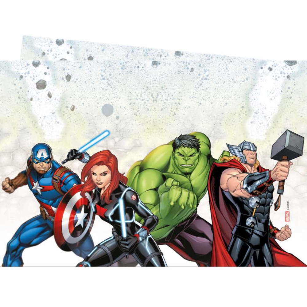 Avengers Table Cover Infinity Stone Birthday Party Plastic Tablecloth Tablecover