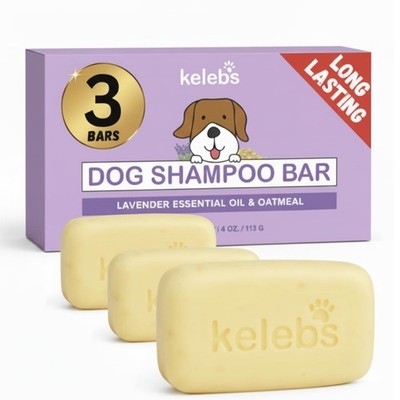 Kelebs Dog Shampoo | Allergies and itching | 3 - Value Pack, Lavender 