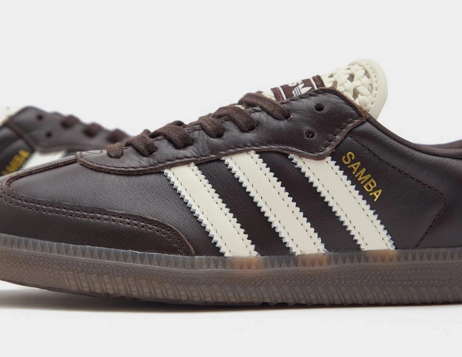 Adidas Originals Women's SAMBA OG SHOES in Brown image 4