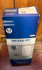TRITON T80 Easi-Fit-Plus Electric Shower 8.5kw White Chrome New Boxed