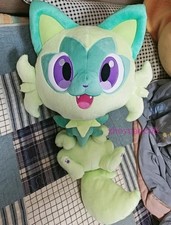 48cm Anime Shiny Sprigatito Plush Doll Stuffed Toy Plushie Pillow Birthday Gift