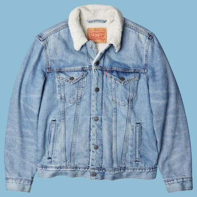 Vintage Levi's Sherpa Jeansjacke - M