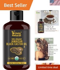 100 Pure Jamaican Black Castor Oil 3.38oz - Strengthens Hair and Nourishes Skin