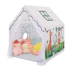 Kids Play Tent Large and Foldable Kids Playhouse with Windows Portable and ...