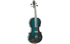 GREEN 4/4 SIZE BARCUS-BERRY VIBRATO-AE ACOUSTIC ELECTRIC VIOLIN w/ DELUXE CASE
