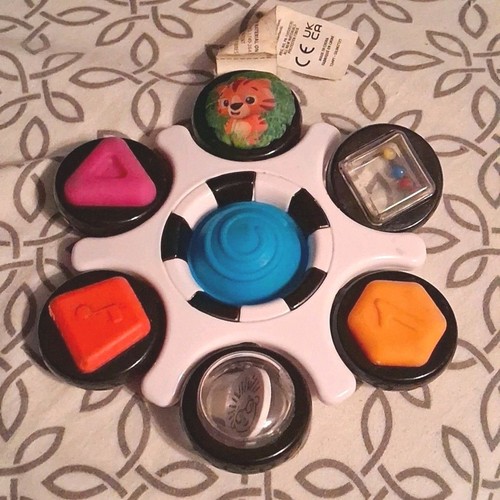 Baby Einstein Curiosity Clutch Toy Sensory Fidget Rattle for Infants 3 Months Up