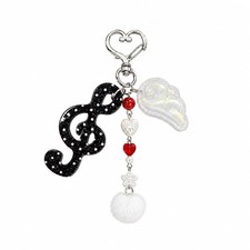 Musical Note Keychain, Music Keychains Bag Charms for Women