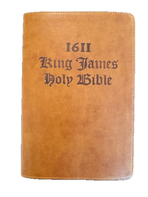 #ad Original 1611 King James Bible KJV AV1611 Facsimile Tan w Apocrypha Softcover $63.99
