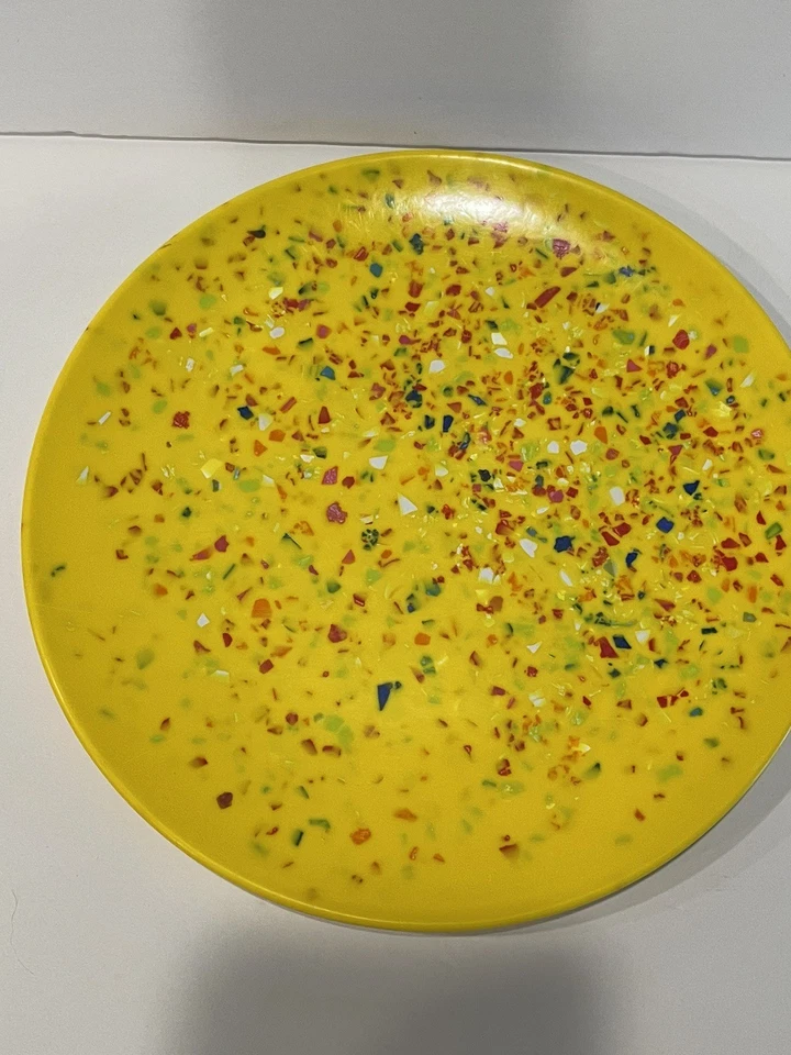 Vajilla de melamina confeti amarillo Zak Designs 12 piezas (VER DESCRIPCIÓN) Foto 4 de 4