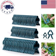 Heavy-Duty 60PCS Plastic Plant Clips - 20 Large 40 Small for Healthy Growth