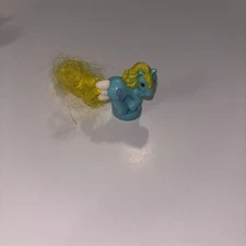 My Little Pony G1 Petite Pony Blue Mirror Ponytail Pony