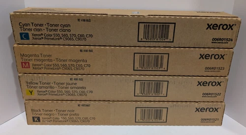 Xerox Genuine Toner Set - CMYK 006R01521 006R01522 006R01523 006R01524