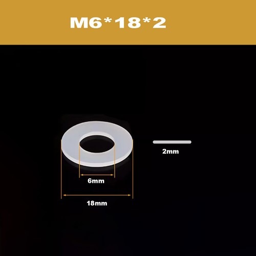 White Silicone Gasket/Waterproof And High-Temperature Sealing Element M2-M20 - Picture 34 of 66