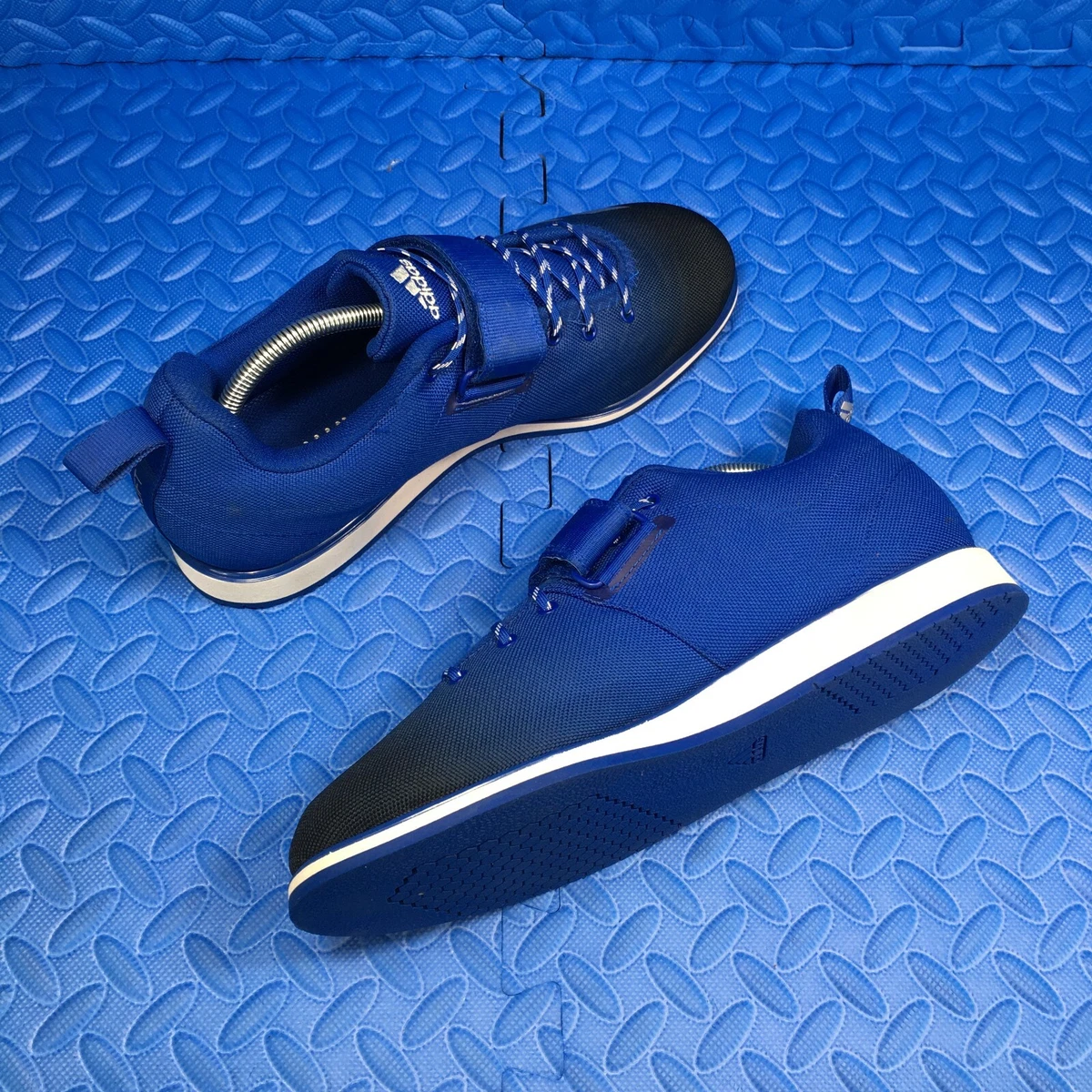 Adidas Powerlift 4 Mens Shoes Size 10.5 Blue Weightlifting Cross