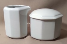 Mikasa Duchess L6100 Sugar Bowl with Lid and Creamer Set PERFECT 